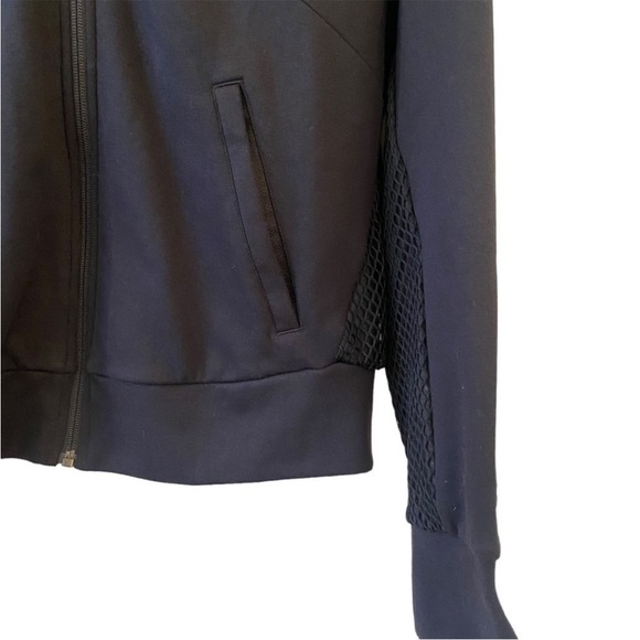 Black Summer Spring Fall Mesh Panel Jacket Adidas XS - Picture 3 of 14
